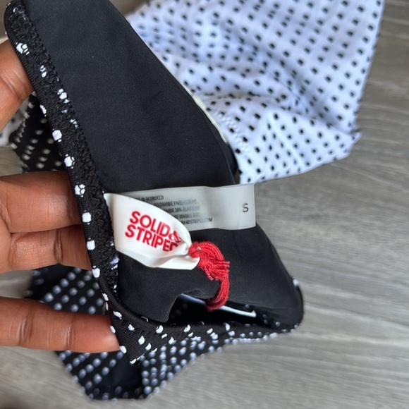 NEW Solid & Striped The Claudia Baby Dot Black White small - Picture 9 of 9